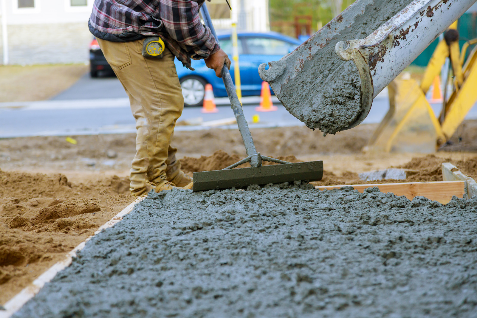 concrete installation